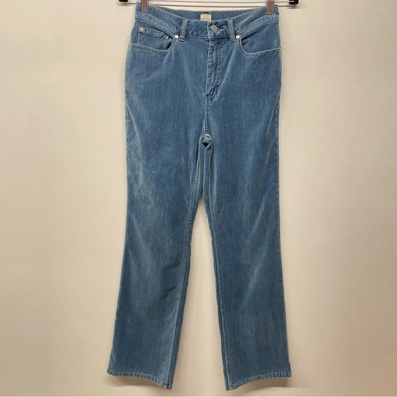 Rebecca Taylor La Vie Ines Kick Boot Velvet Velour Blue Pants - Picture 2 of 14